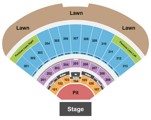 Morton Amphitheater Suicideboys Seating Chart